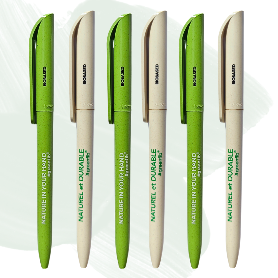 Set de 6 stylos BIC® en Greenfib®