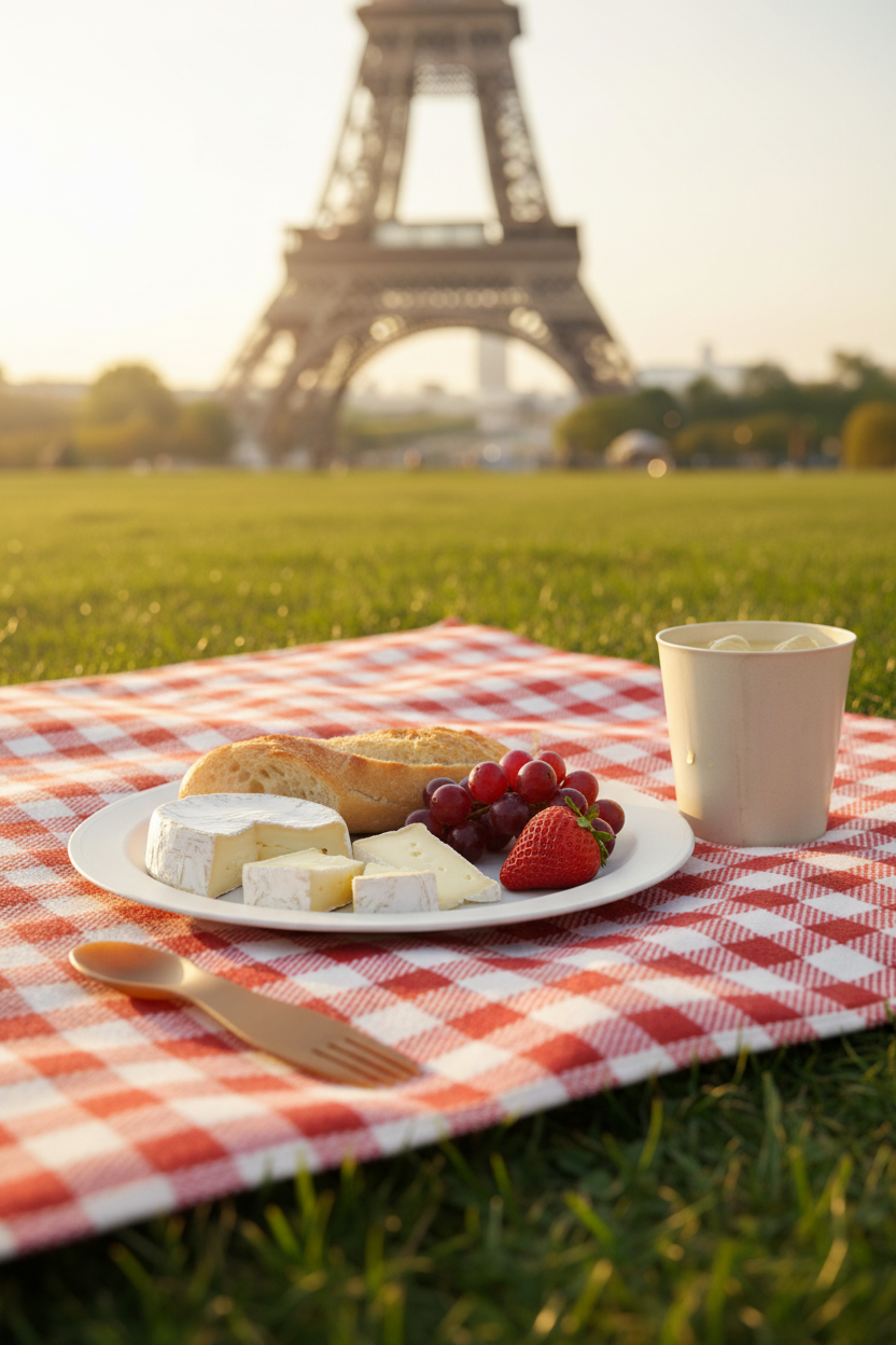 Kit Repas Écologique 3 Pièces — Spork, Assiette & Gobelet Réutilisables