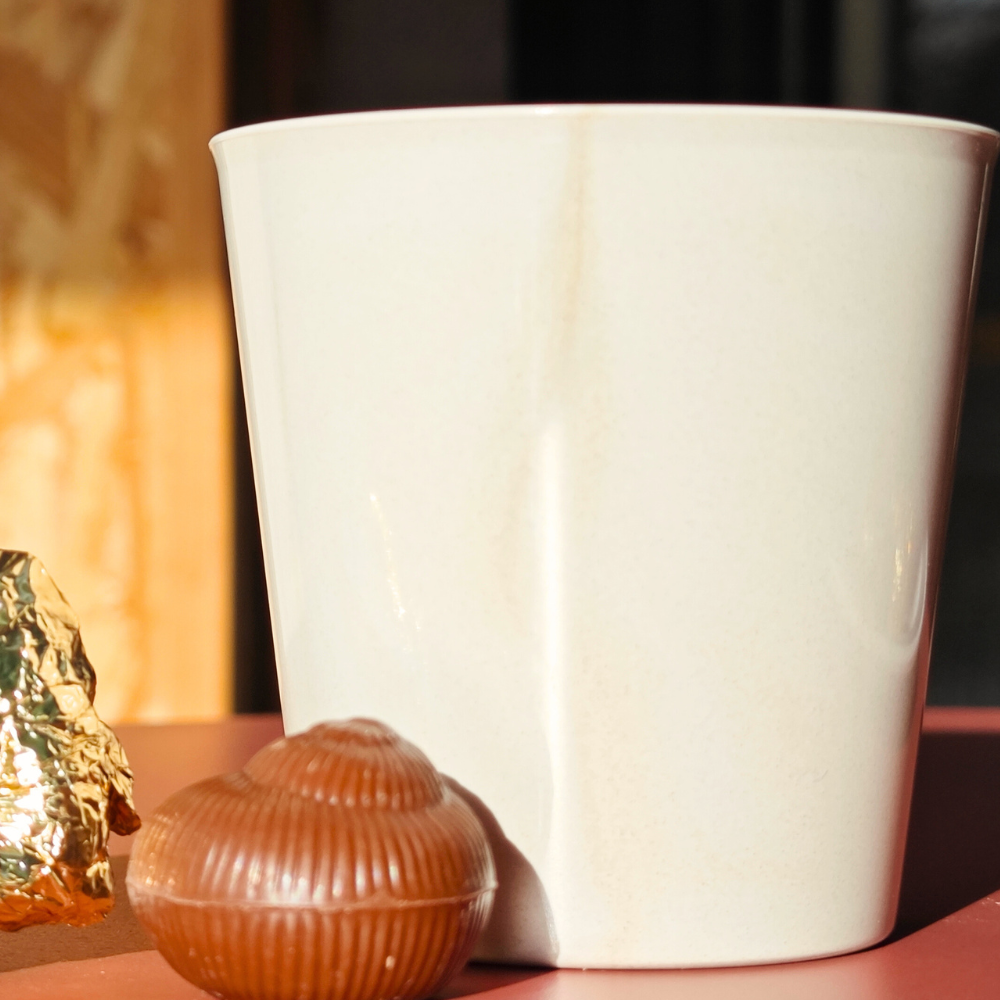 Verres durables 300 ml en Greenfib® –  édition blanc lot de 6