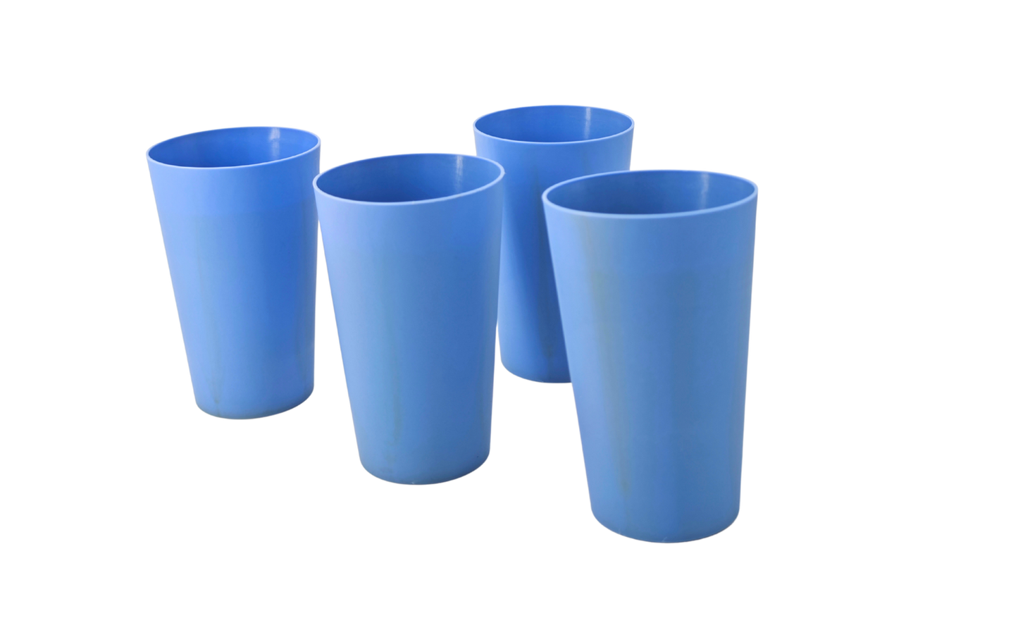Set de 4 Verres Écologiques  - Édition limitée - Bleu