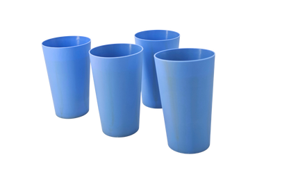 Set de 4 Verres Écologiques  - Édition limitée - Bleu